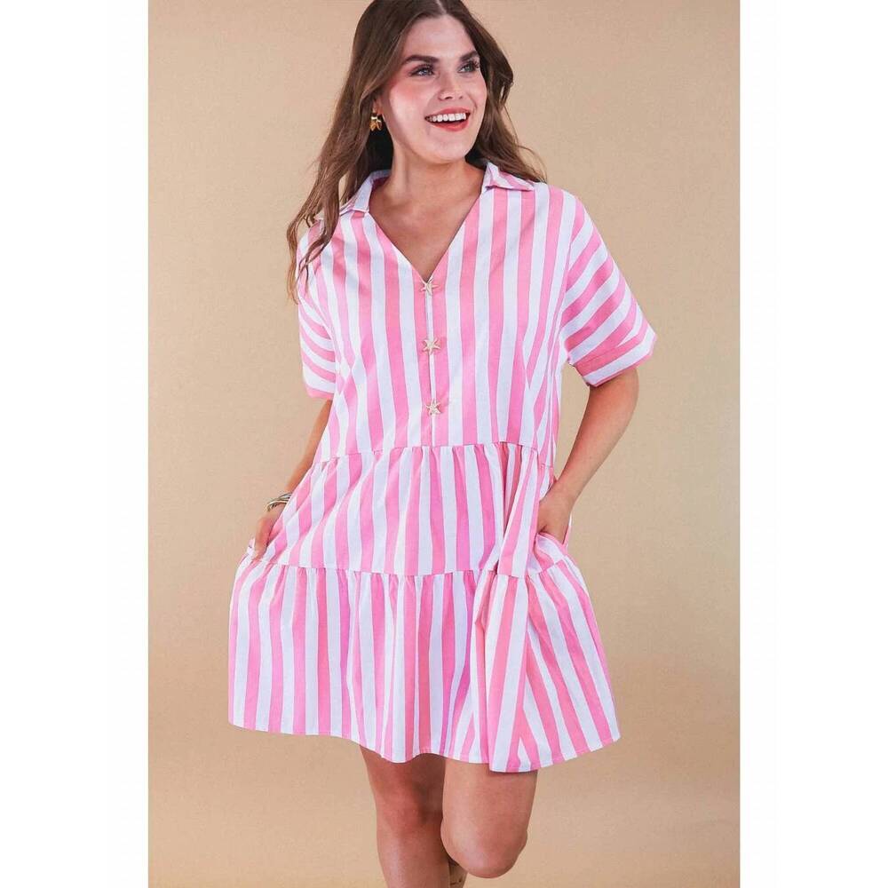 NEW JESS LEA sunny days ahead dress in pink